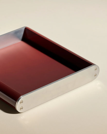 Vide Poche Oscar Carmin 25x25 cm - Maison Sarah Lavoine