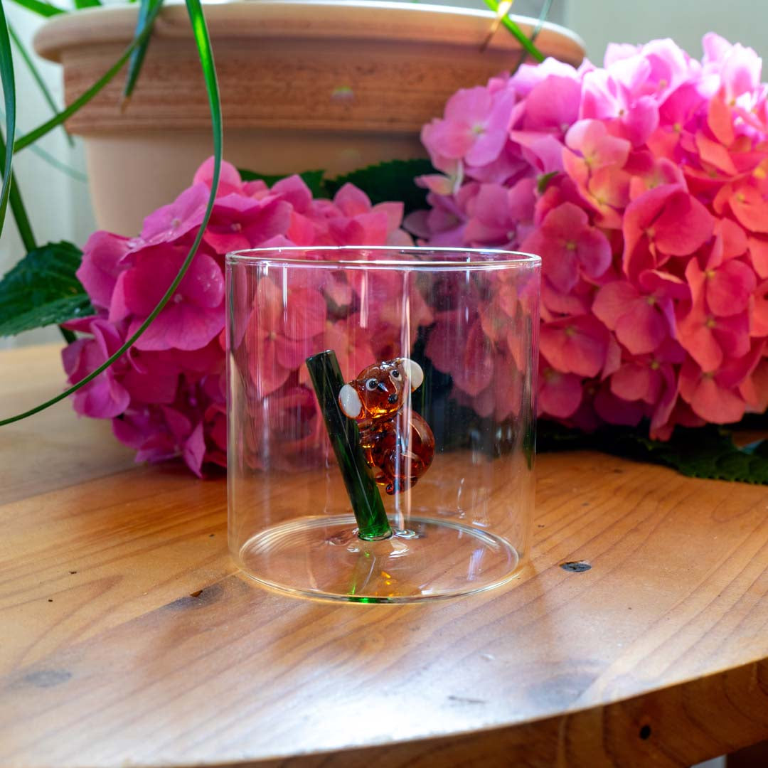 Gobelet Animaux en Verre Borosilicate - WD Lifestyle